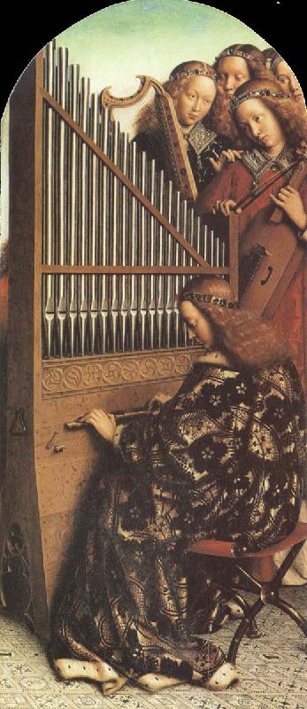 Jan Van Eyck Organ from The Ghent Altarpiece France oil painting art